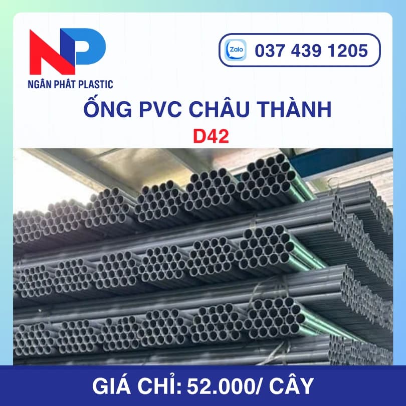 Ống Nhựa uPVC D42 Châu Thành Bơm Cát
