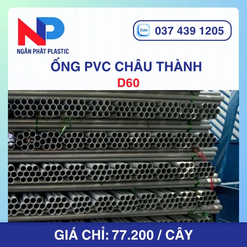 Ống Nhựa uPVC D60 Châu Thành Bơm Cát