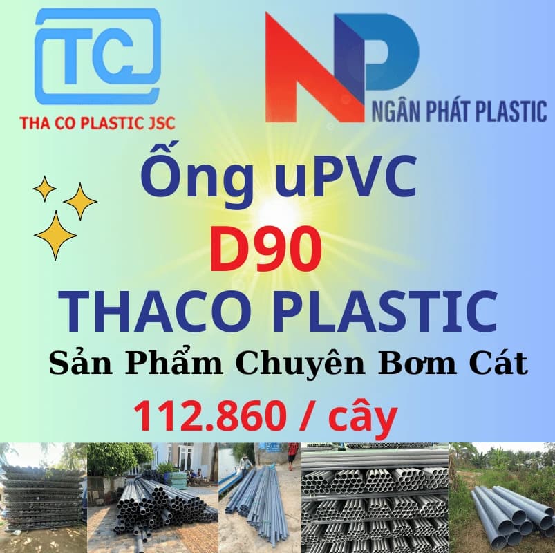 Ống Nhựa PVC D90 Bơm Cát Thaco
