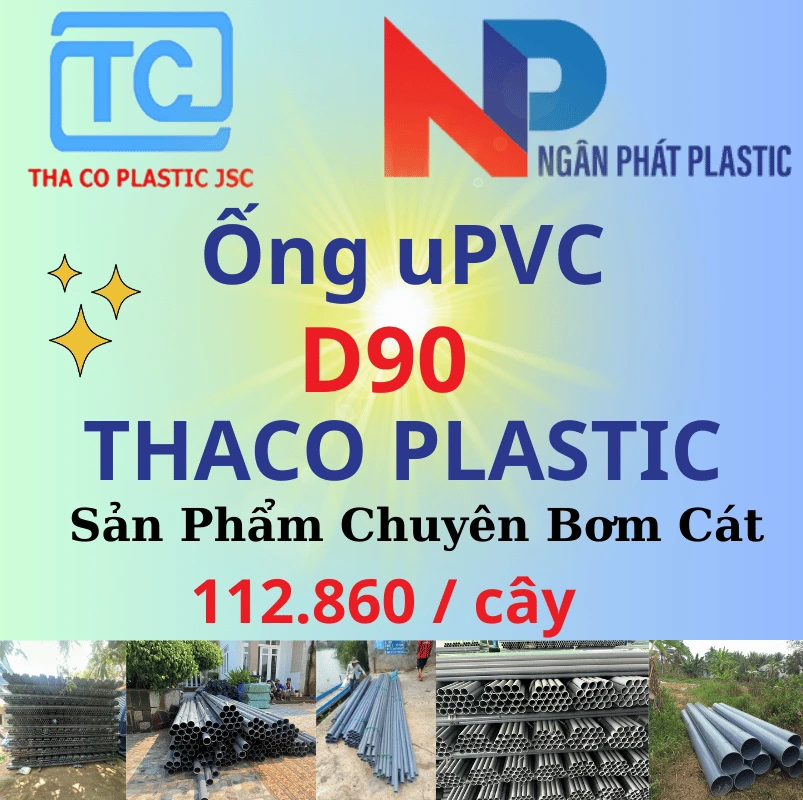 Ống Nhựa PVC D90 Bơm Cát Thaco